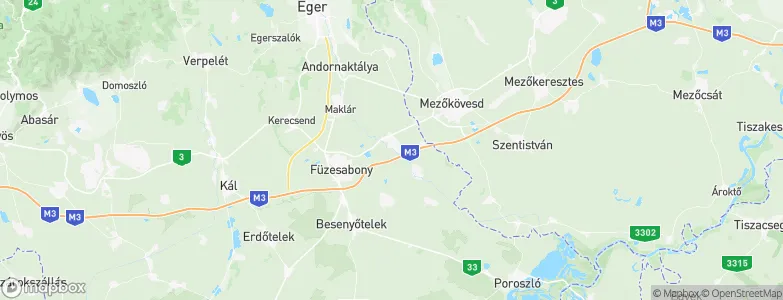 Szihalom, Hungary Map
