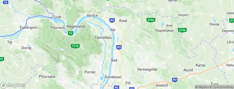 Sződliget, Hungary Map