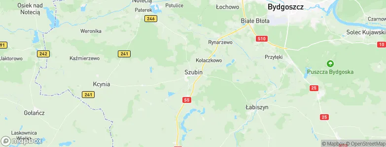 Szubin, Poland Map