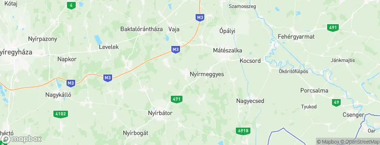 Szucsányitanya, Hungary Map
