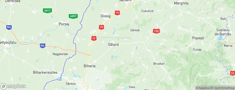 Sălard, Romania Map