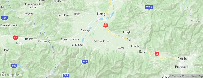 Sălaşu de Sus, Romania Map