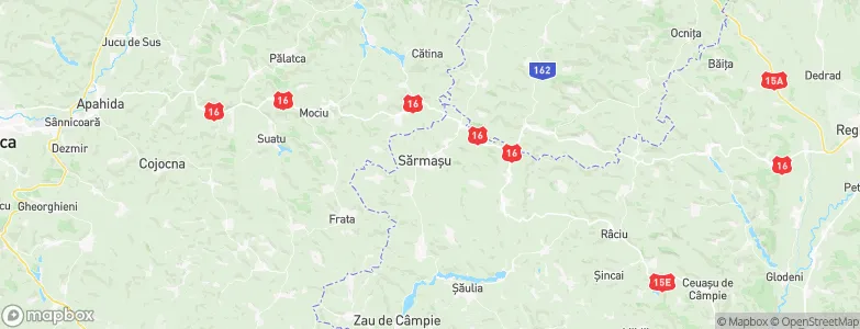 Sărmaşu, Romania Map