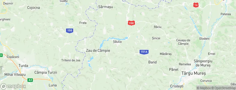 Şăulia, Romania Map