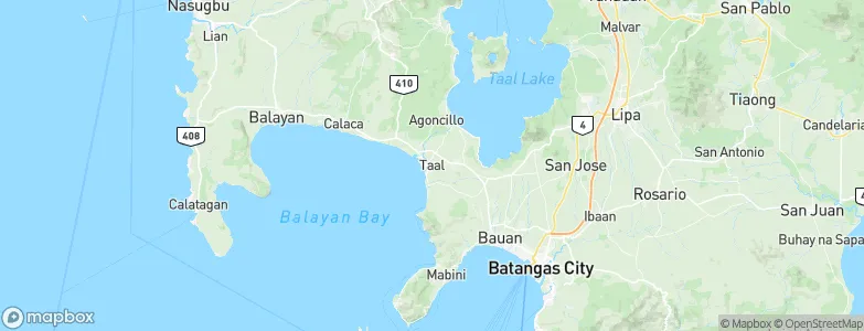 Taal, Philippines Map