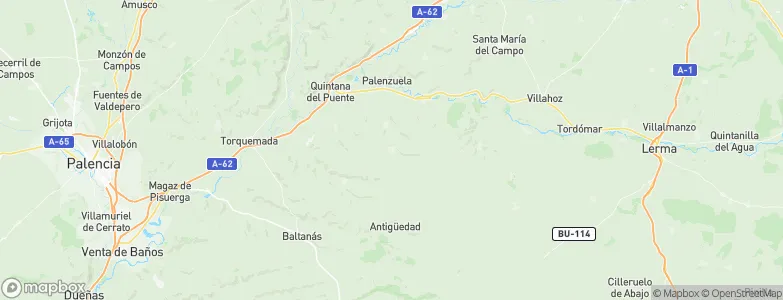 Tabanera de Cerrato, Spain Map