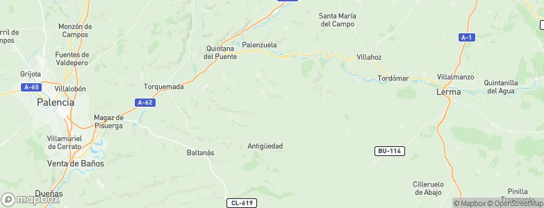Tabanera de Cerrato, Spain Map