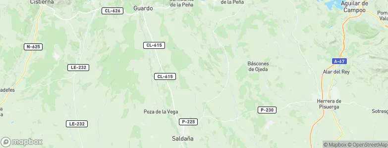 Tabanera de Valdavia, Spain Map