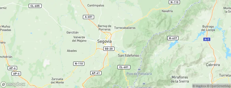 Tabanera del Monte, Spain Map