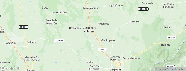 Tabanera la Luenga, Spain Map