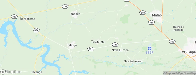 Tabatinga, Brazil Map