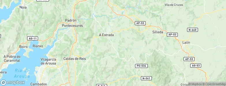 Tabeirós, Spain Map