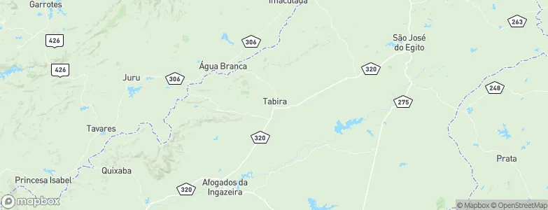 Tabira, Brazil Map