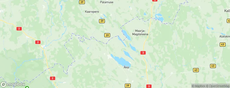 Tabivere vald, Estonia Map