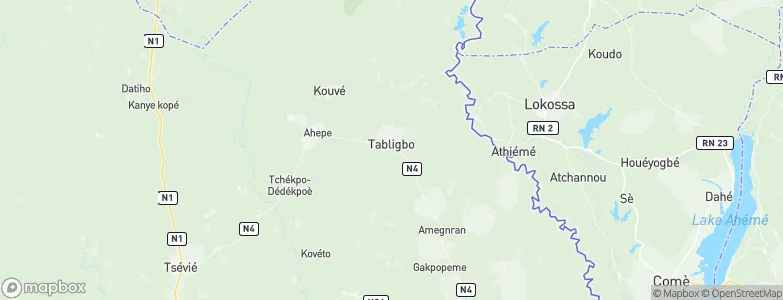 Tabligbo, Togo Map