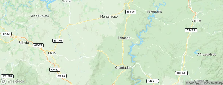 Taboada, Spain Map