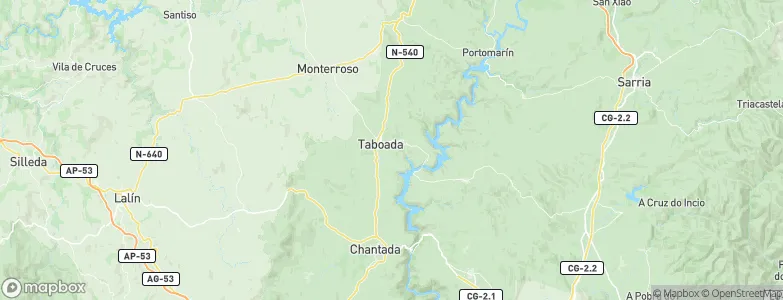 Taboada, Spain Map