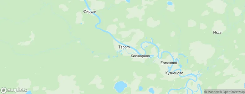 Tabory, Russia Map
