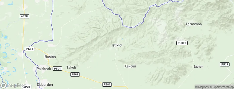 Taboshar, Tajikistan Map