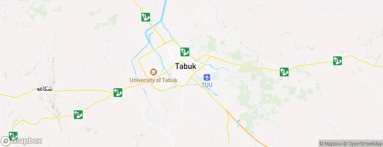 Tabuk, Saudi Arabia Map