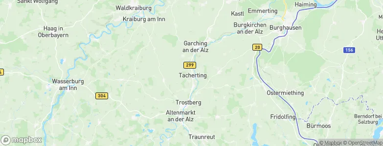 Tacherting, Germany Map