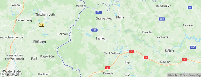 Tachov, Czechia Map