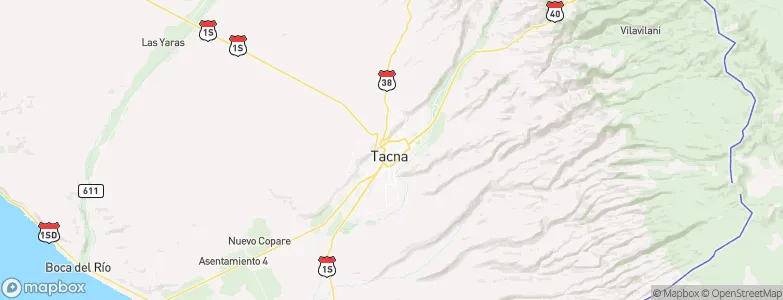 Tacna, Peru Map