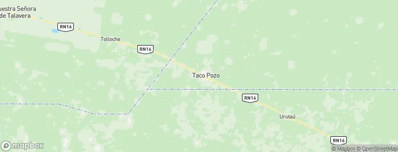 Taco Pozo, Argentina Map