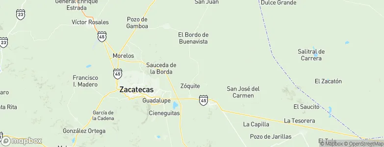 Tacoaleche, Mexico Map