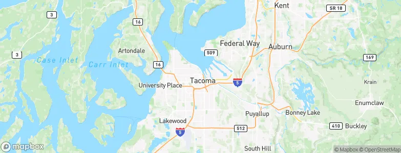 Tacoma, United States Map