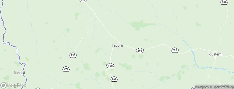 Tacuru, Brazil Map