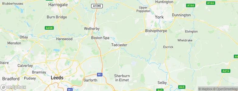 Tadcaster, United Kingdom Map