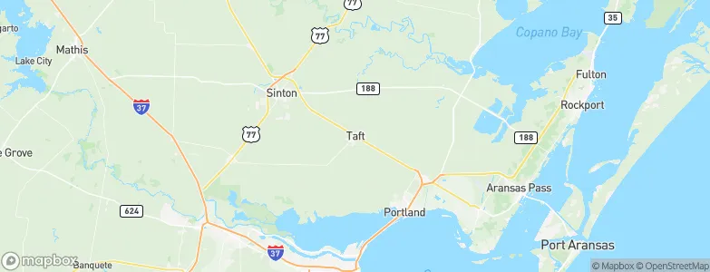 Taft, United States Map