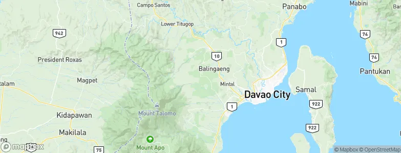 Tagakpan, Philippines Map