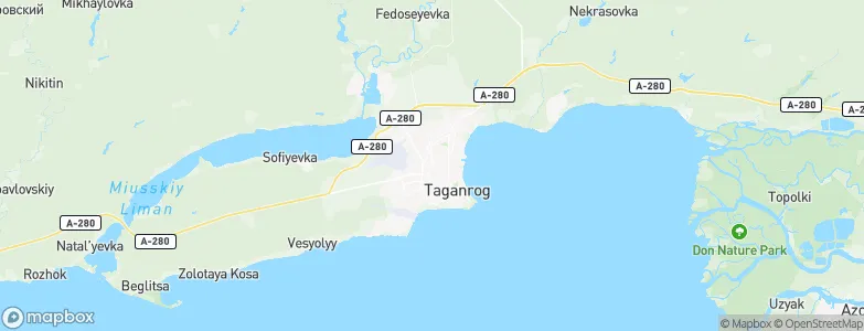 Taganrog, Russia Map