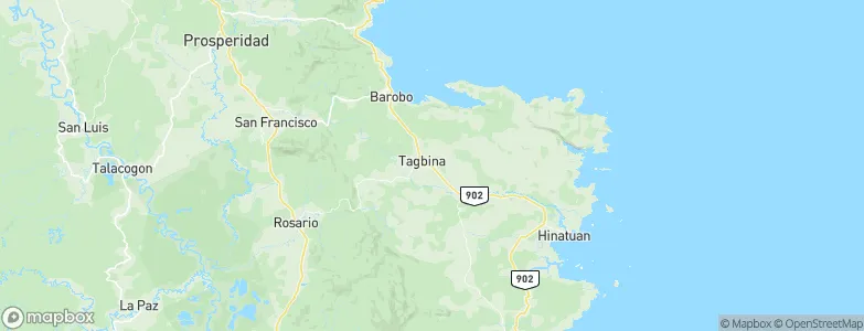 Tagbina, Philippines Map