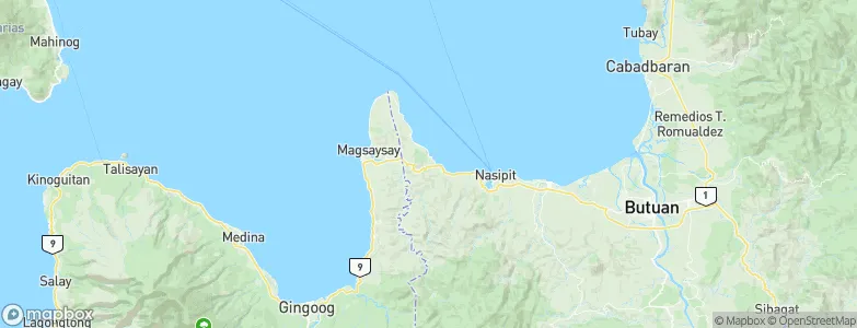 Tagcatong, Philippines Map