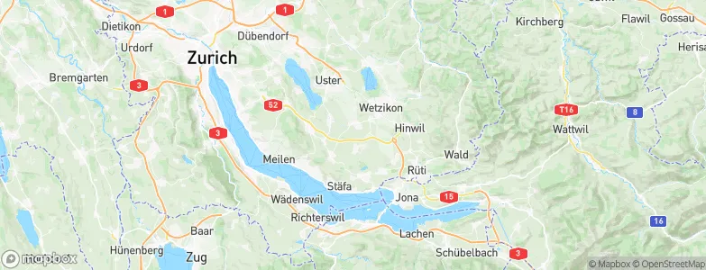 Tägernau, Switzerland Map