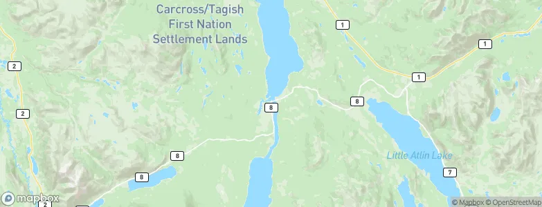 Tagish, Canada Map