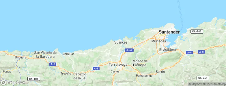 Tagle, Spain Map