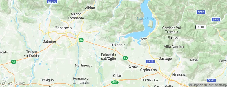 Tagliuno, Italy Map