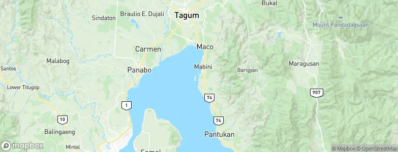 Tagnanan, Philippines Map