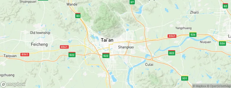 Tai’an, China Map