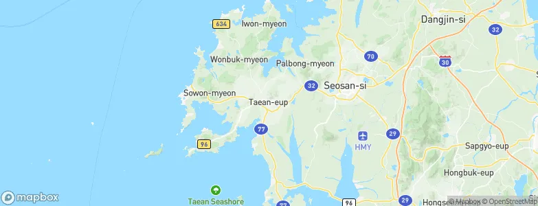 Taian, South Korea Map