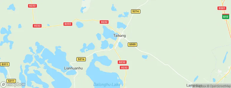 Taikang, China Map