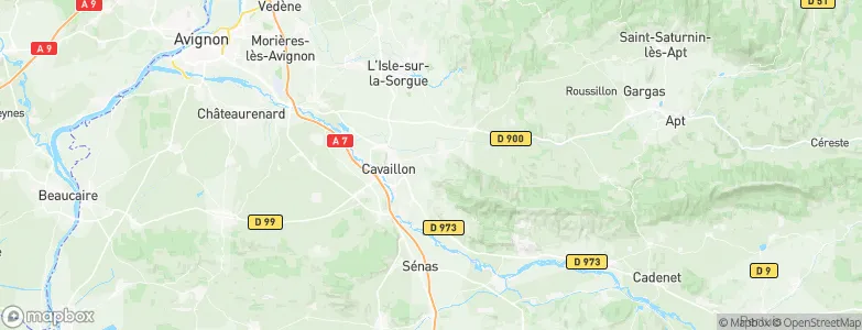 Taillades, France Map