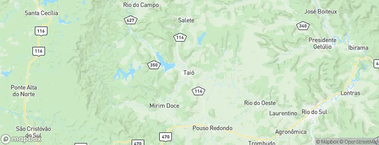Taió, Brazil Map