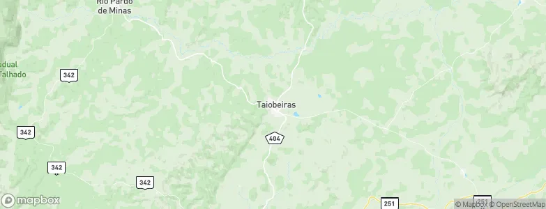 Taiobeiras, Brazil Map