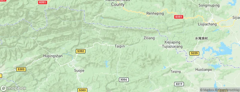 Taiping, China Map
