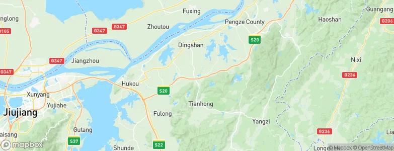 Taipingguan, China Map